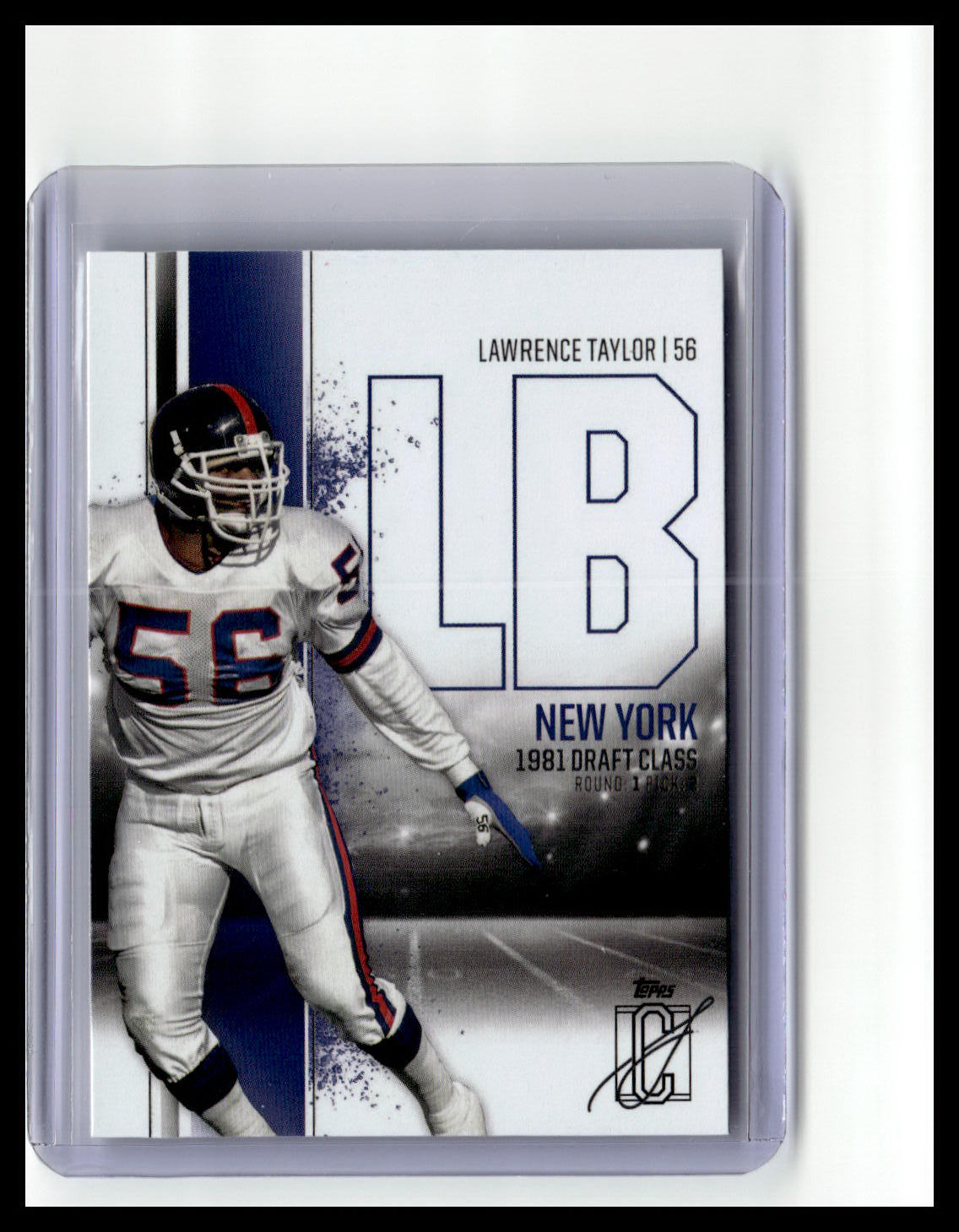 2024 Topps Signature Class #37 Lawrence Taylor