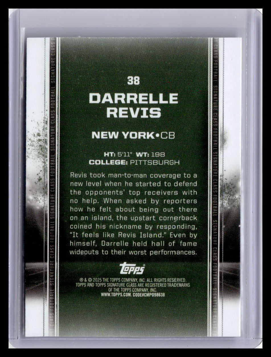2024 Topps Signature Class #38 Darrelle Revis