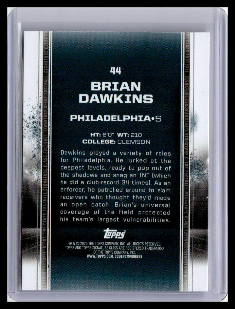 2024 Topps Signature Class #44 Brian Dawkins