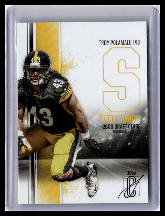 2024 Topps Signature Class #46 Troy Polamalu