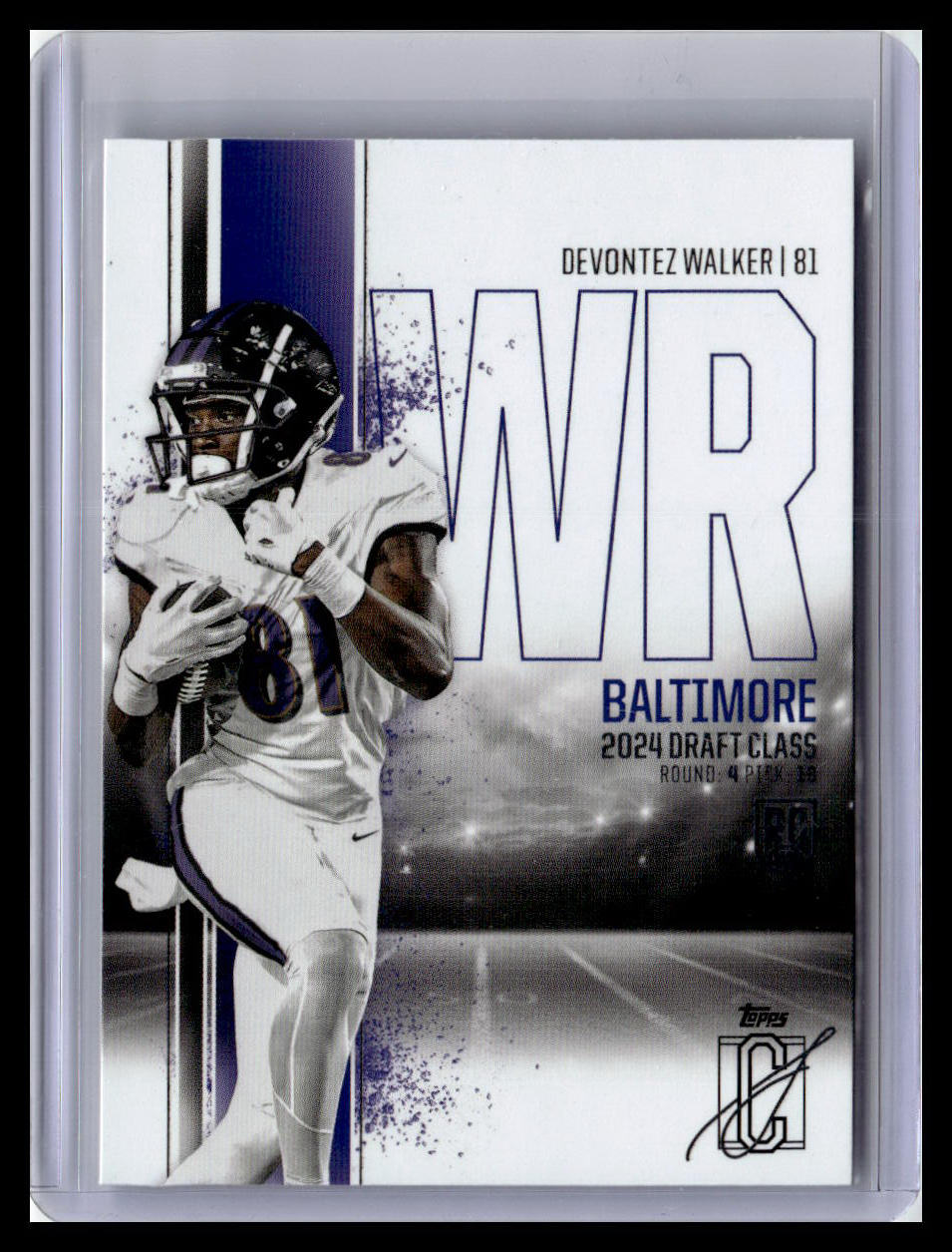 2024 Topps Signature Class #69 Devontez Walker (RC)