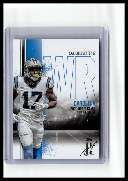 2024 Topps Signature Class #80 Xavier Legette (RC)