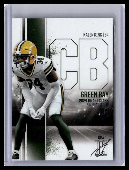 2024 Topps Signature Class #112 Kalen King (RC)