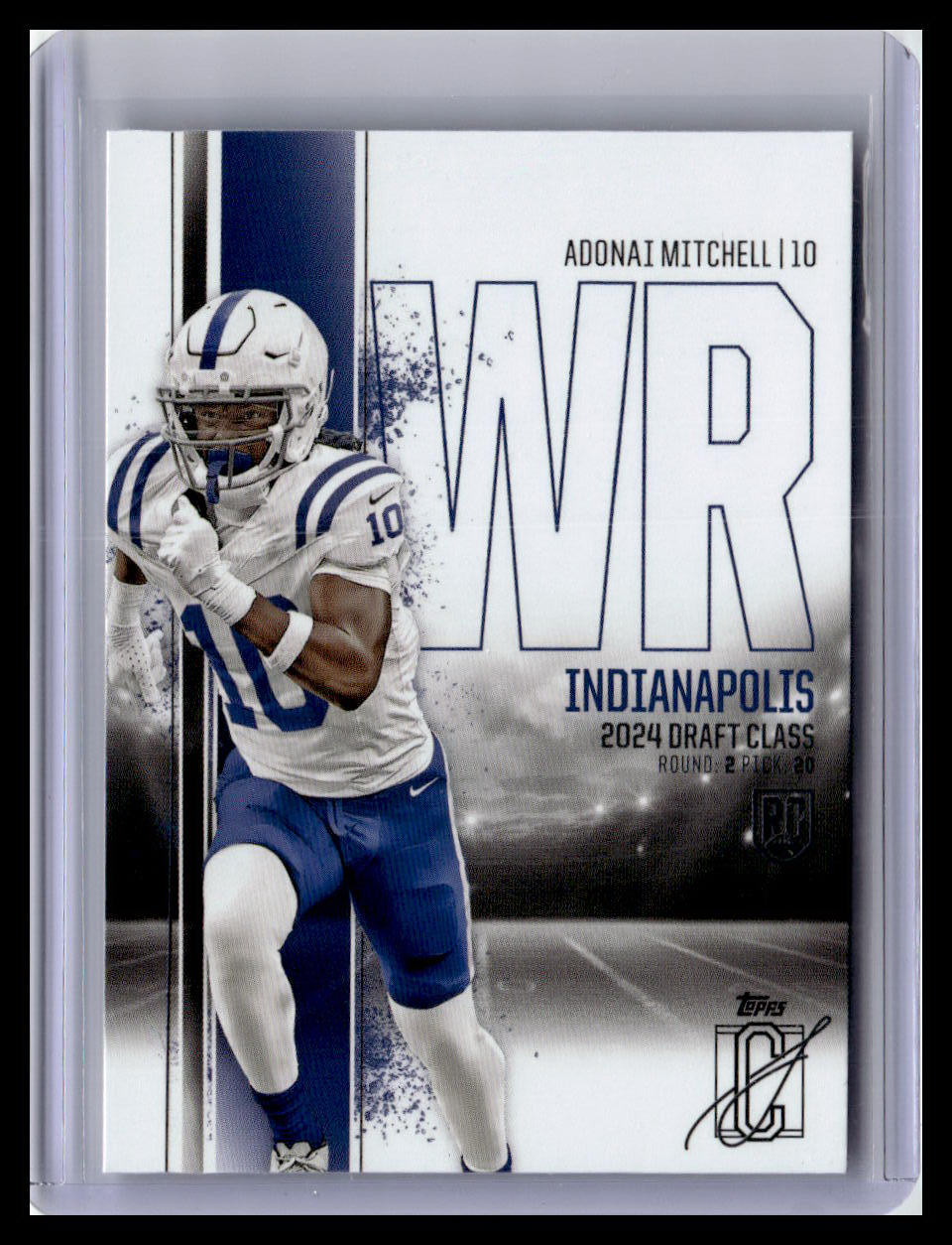 2024 Topps Signature Class - Bronze #119 Adonai Mitchell