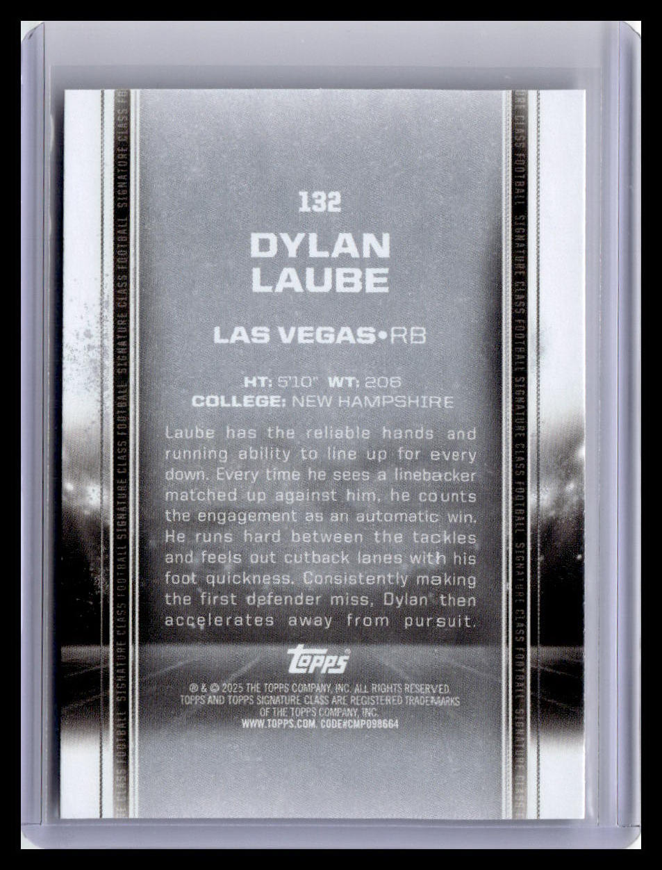 2024 Topps Signature Class #132 Dylan Laube (RC)