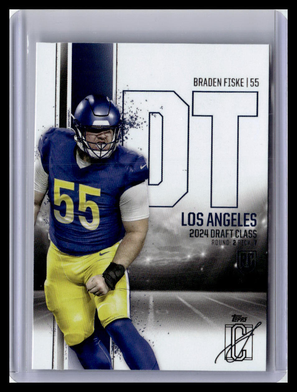 2024 Topps Signature Class #142 Braden Fiske (RC)