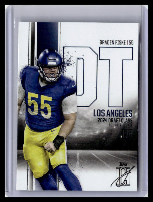 2024 Topps Signature Class #142 Braden Fiske (RC)