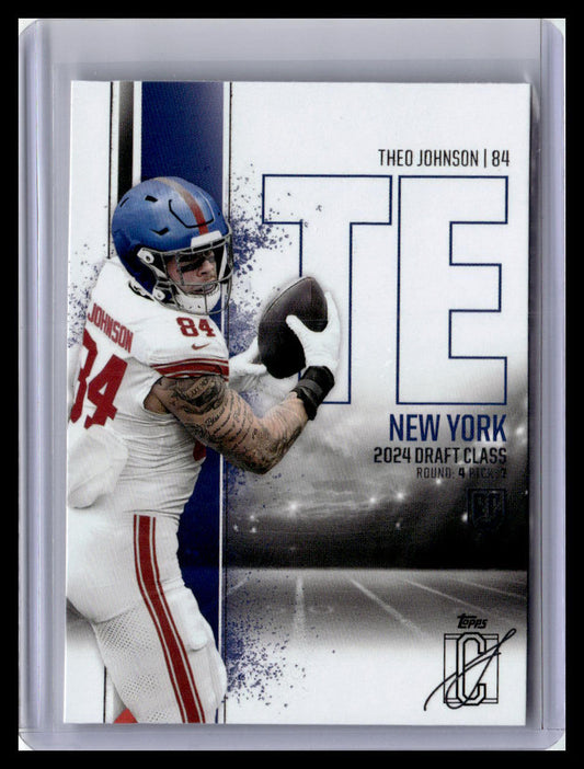 2024 Topps Signature Class #158 Theo Johnson (RC)