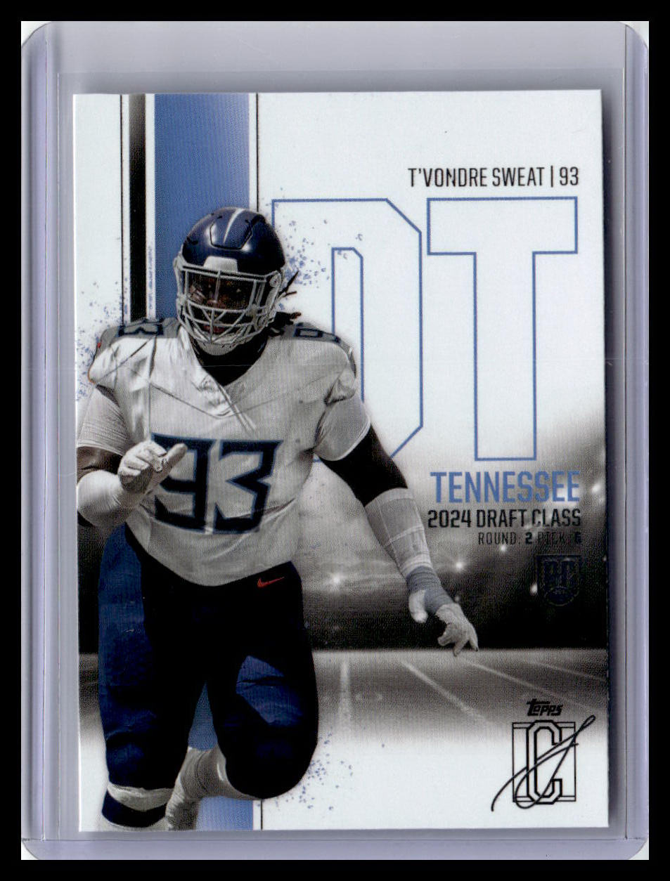 2024 Topps Signature Class #188 T'Vondre Sweat (RC)