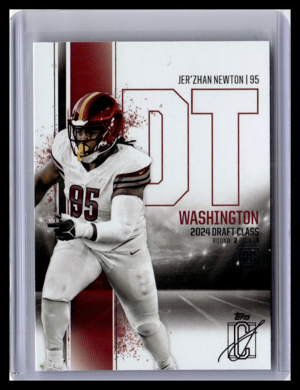 2024 Topps Signature Class #196 Jer'Zhan Newton (RC)