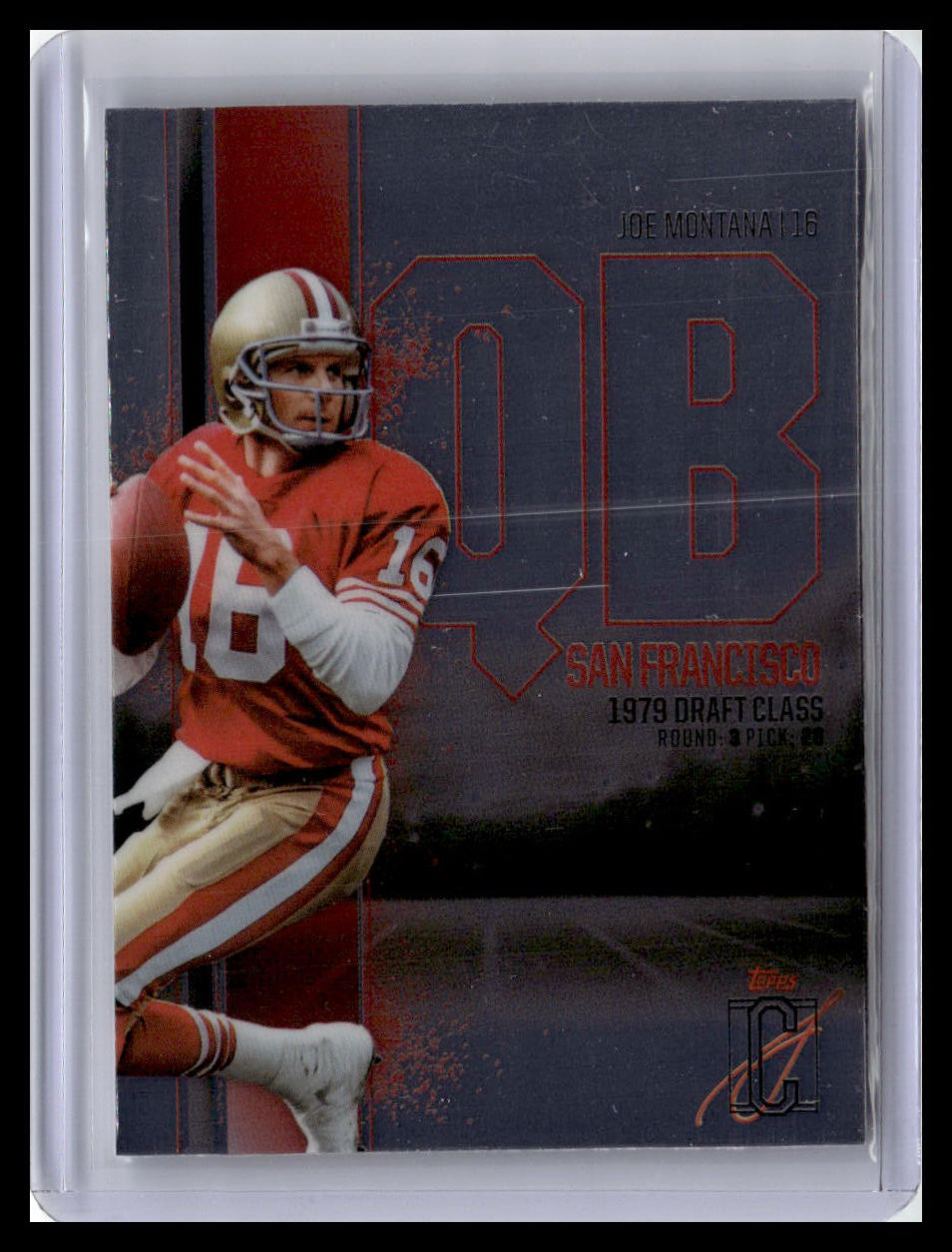 2024 Topps Signature Class - Base Chrome Variation #BCV-54 Joe Montana