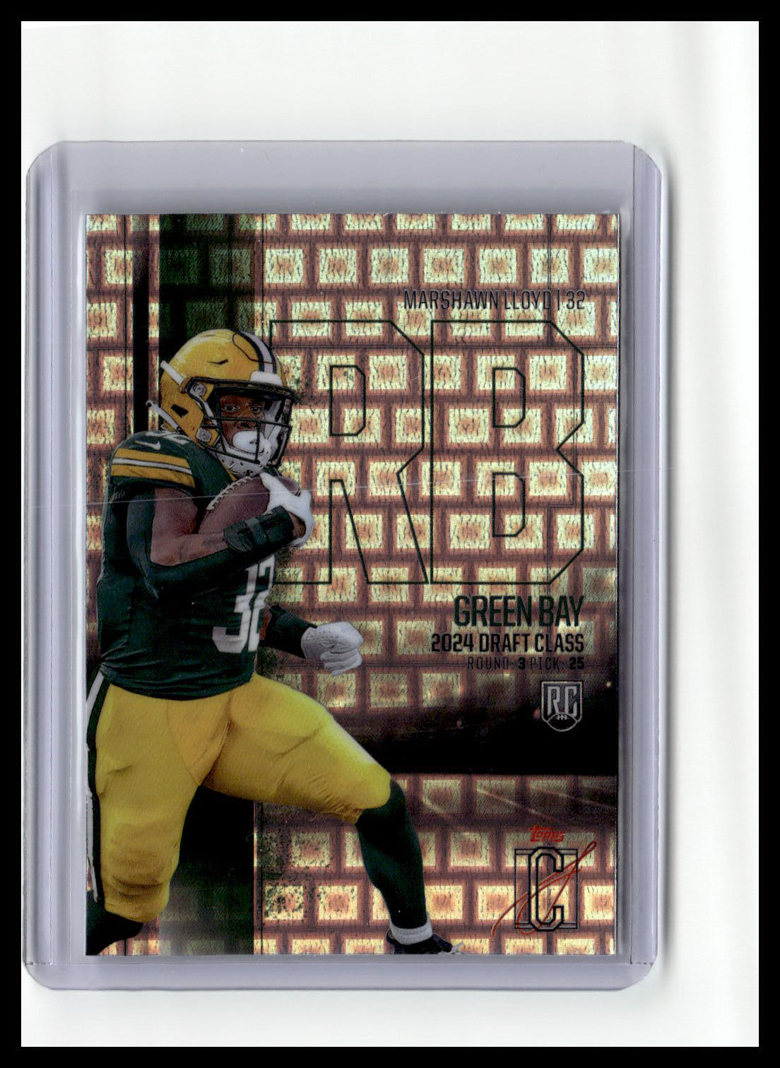 2024 Topps Signature Class #RCV-50 MarShawn Lloyd (RC)