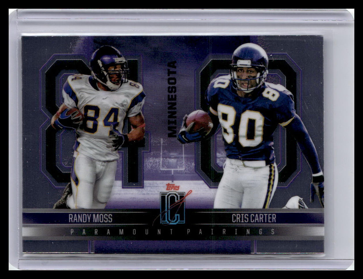2024 Topps Signature Class - Paramount Pairings #PP-12 Cris Carter / Randy Moss