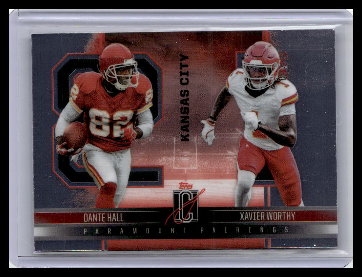 2024 Topps Signature Class Paramount Pairing #PP-17 Xavier Worthy / Dante Hall