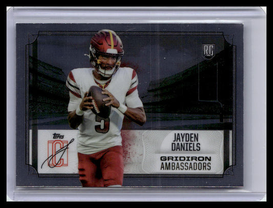 2024 Topps Signature Class - Gridiron Ambassadors #GA-2 Jayden Daniels (RC)