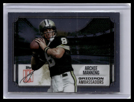 2024 Topps Signature Class - Gridiron Ambassadors #GA-21 Archie Manning