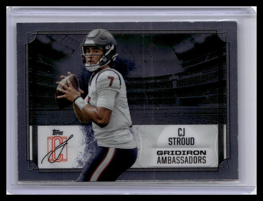 2024 Topps Signature Class - Gridiron Ambassadors #GA-13 CJ Stroud