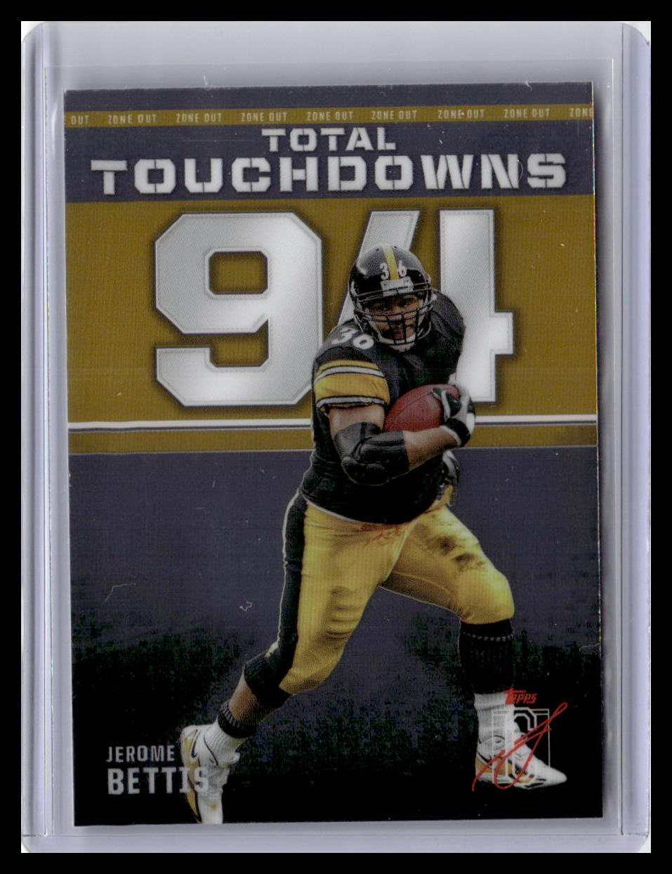 2024 Topps Signature Class - Zone Out #ZO-18 Jerome Bettis