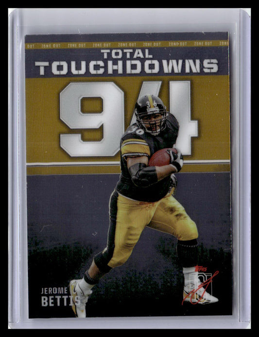 2024 Topps Signature Class - Zone Out #ZO-18 Jerome Bettis