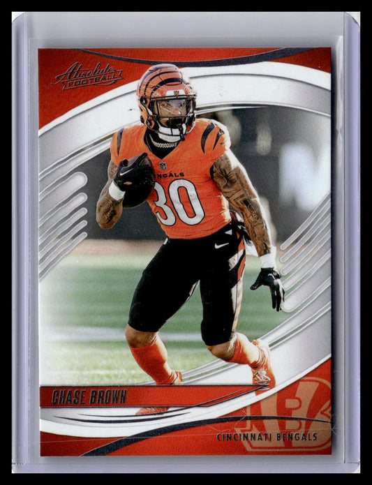 2025 Panini Absolute #98 Chase Brown Retail