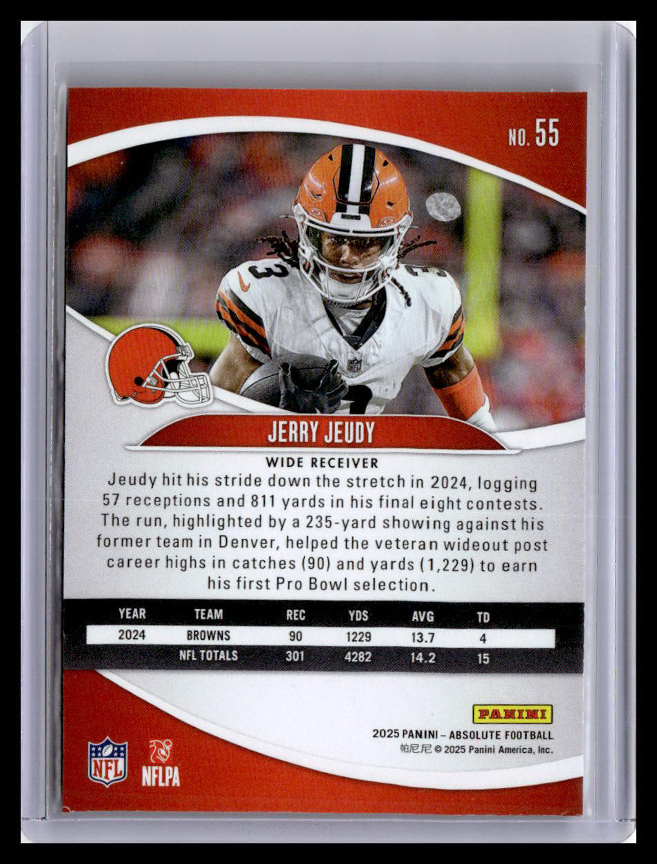 2025 Panini Absolute #55 Jerry Jeudy Retail
