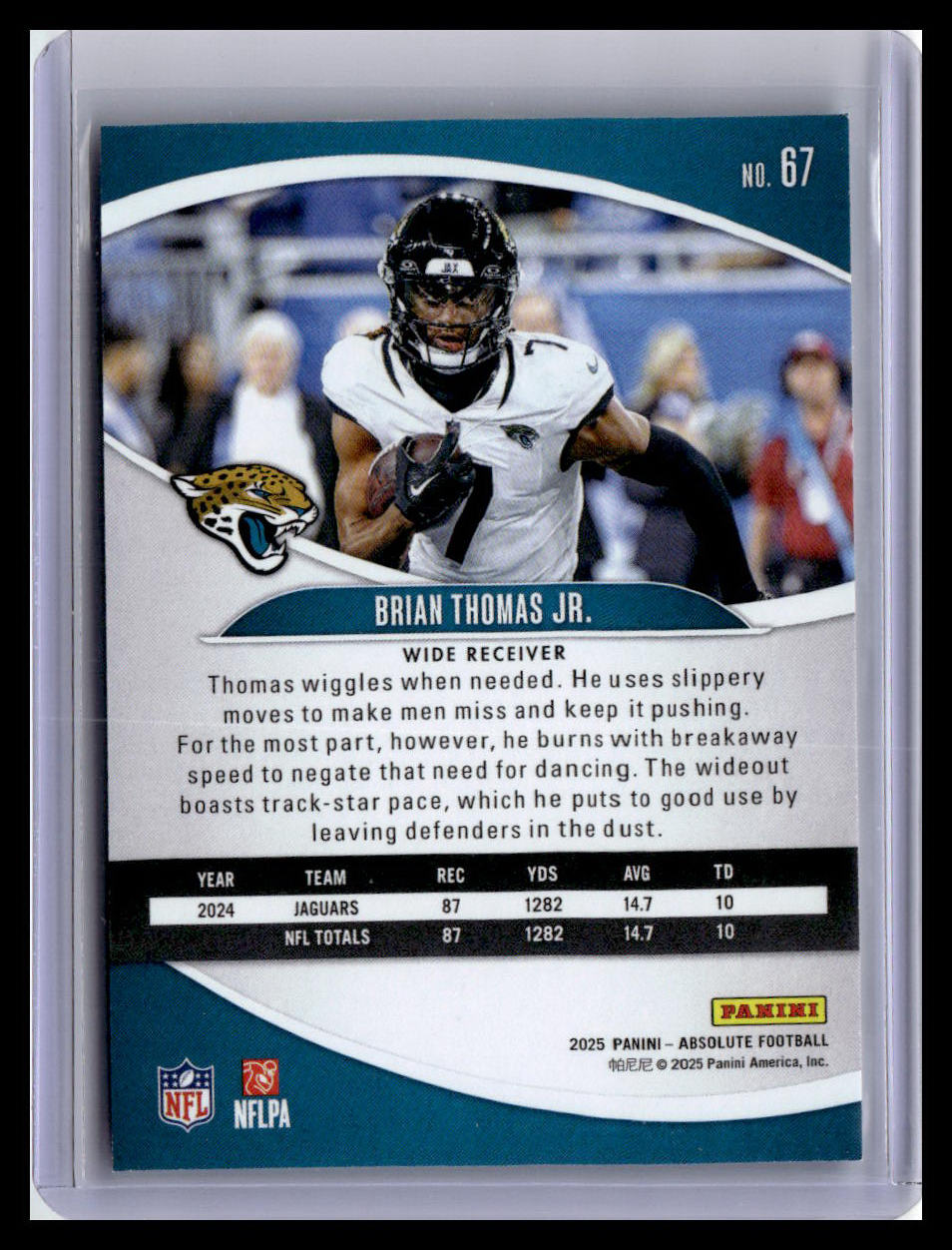 2025 Panini Absolute #67 Brian Thomas Jr.
