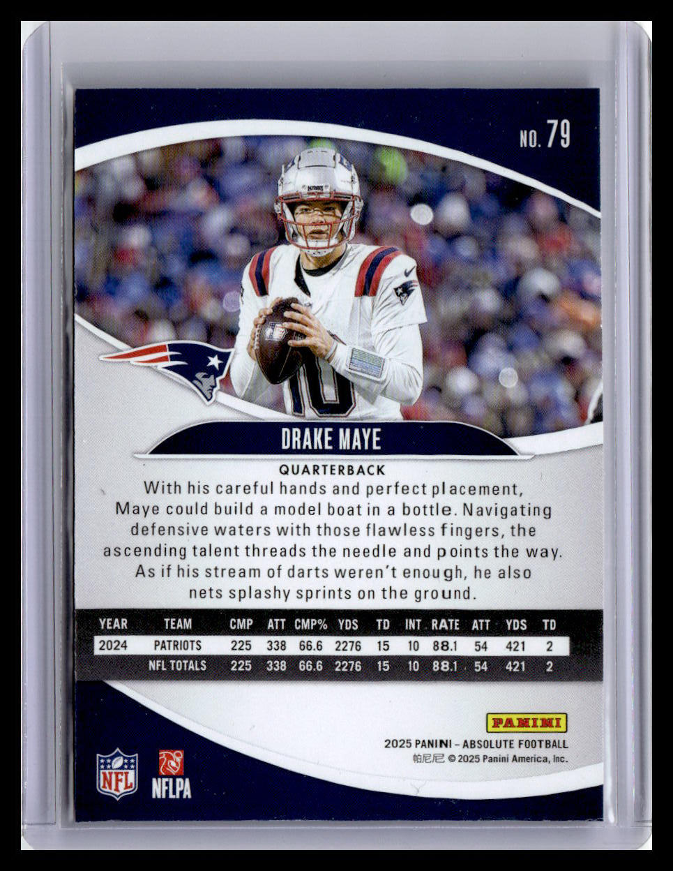 2025 Panini Absolute #79 Drake Maye Retail