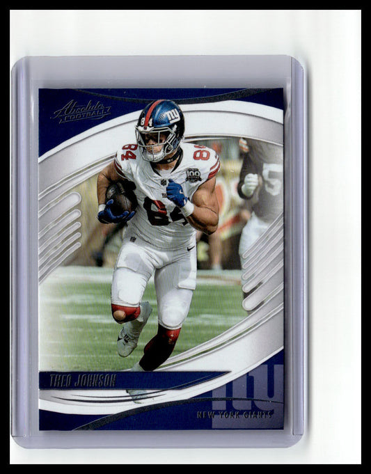 2025 Panini Absolute #50 Theo Johnson