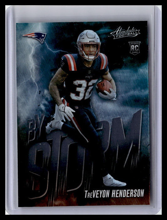 2025 Panini Absolute #19 TreVeyon Henderson By Storm