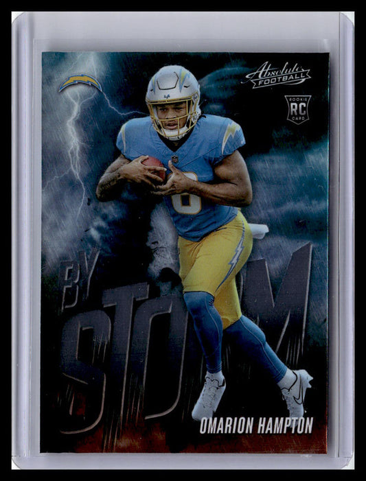 2025 Panini Absolute #12 Omarion Hampton By Storm