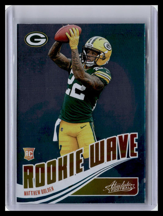 2025 Panini Absolute #RW-MGN Matthew Golden Rookie Wave