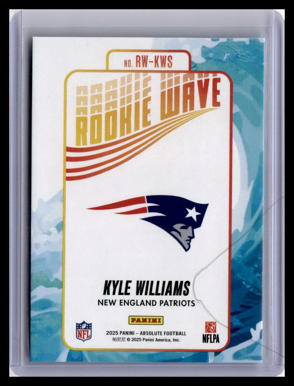 2025 Panini Absolute #RW-KWS Kyle Williams Rookie Wave