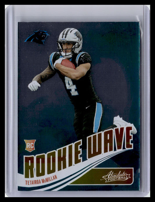 2025 Panini Absolute #RW-TMN Tetairoa McMillan Rookie Wave