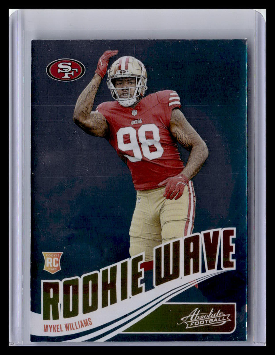 2025 Panini Absolute #RW-MWS Mykel Williams Rookie Wave