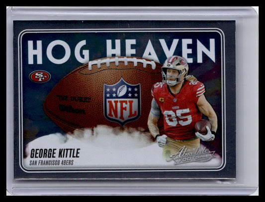 2025 Panini Absolute #HH-GKE George Kittle Hog Heaven