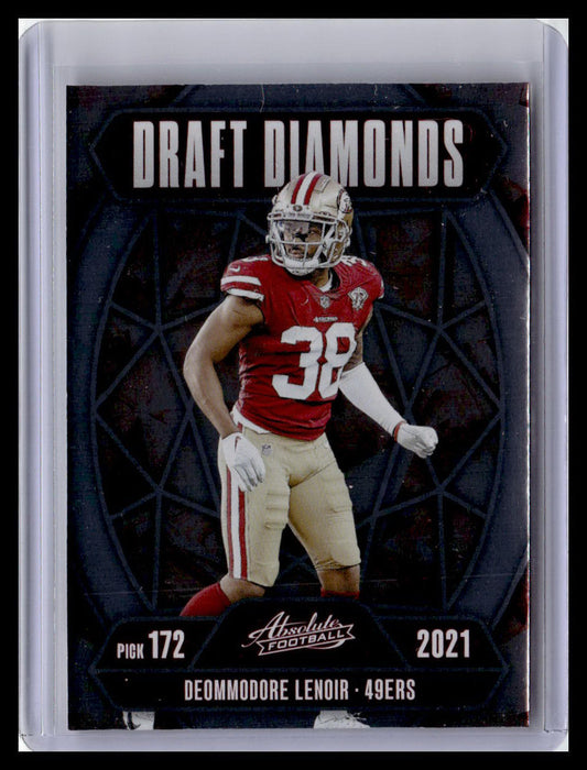 2025 Panini Absolute #DD-DLR Deommodore Lenoir Draft Diamonds