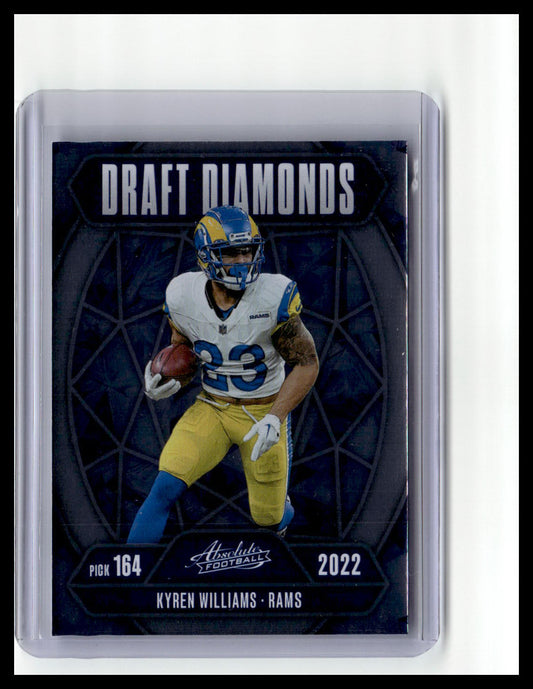 2025 Panini Absolute #DD-KWS Kyren Williams Draft Diamonds