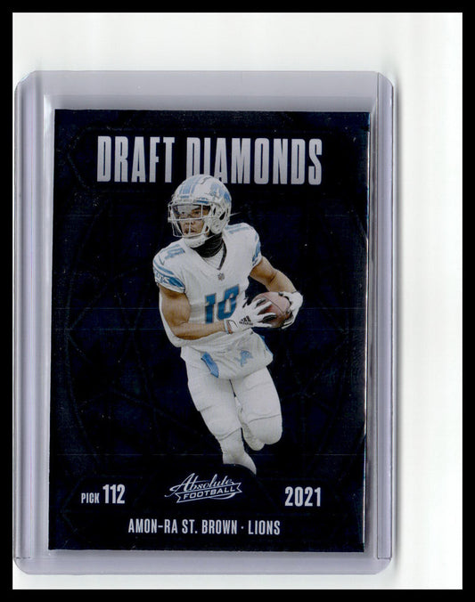 2025 Panini Absolute #DD-ASB Amon-Ra St. Brown Draft Diamonds