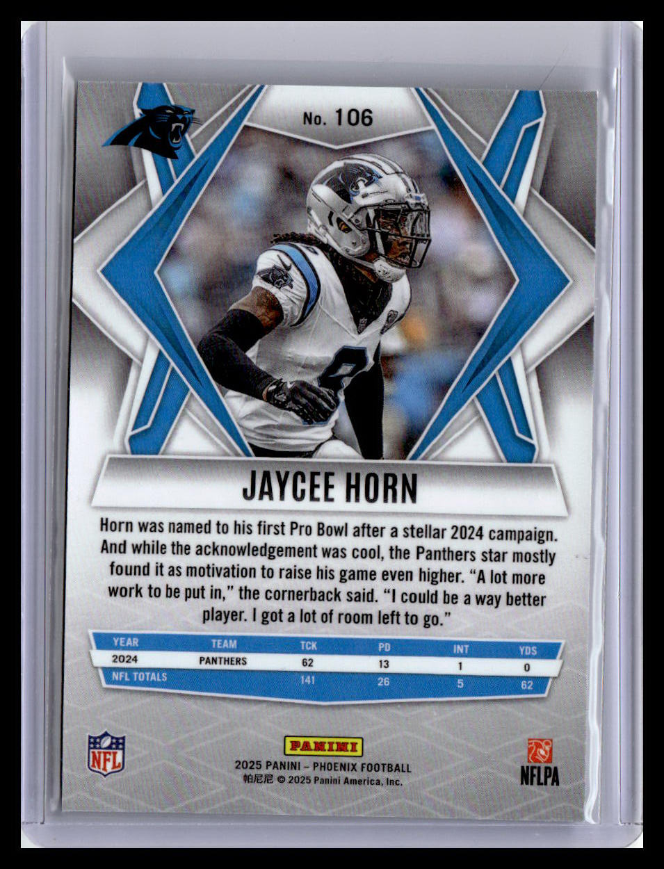 2025 Panini Phoenix #106 Jaycee Horn