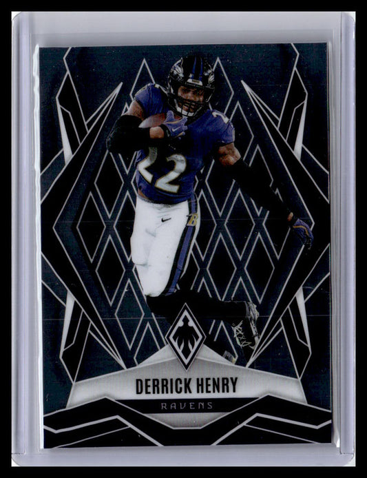 2025 Panini Phoenix #10 Derrick Henry Fireburst Prizm #/350