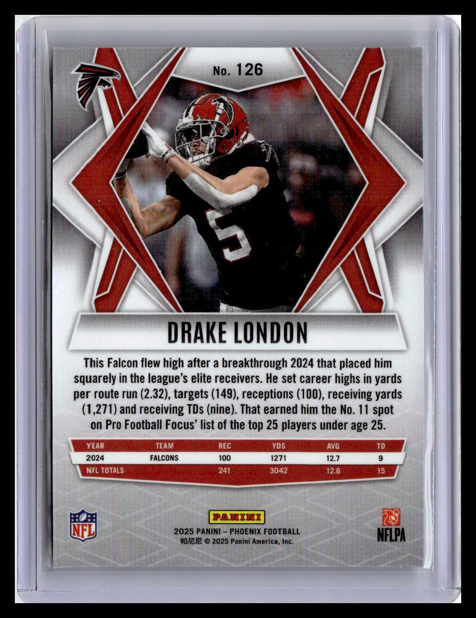 2025 Panini Phoenix #126 Drake London