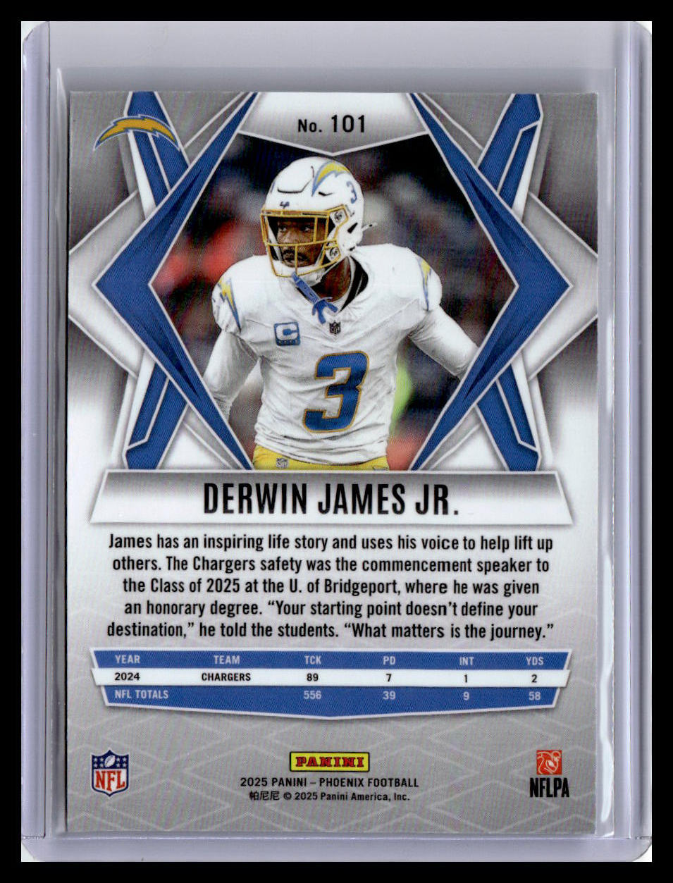 2025 Panini Phoenix #101 Derwin James Jr.