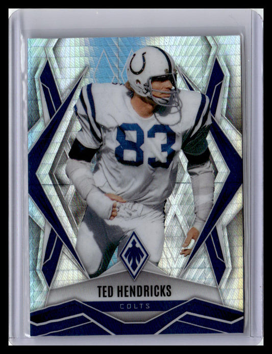 2025 Panini Phoenix #88 Ted Hendricks Silver Hyper Prizm