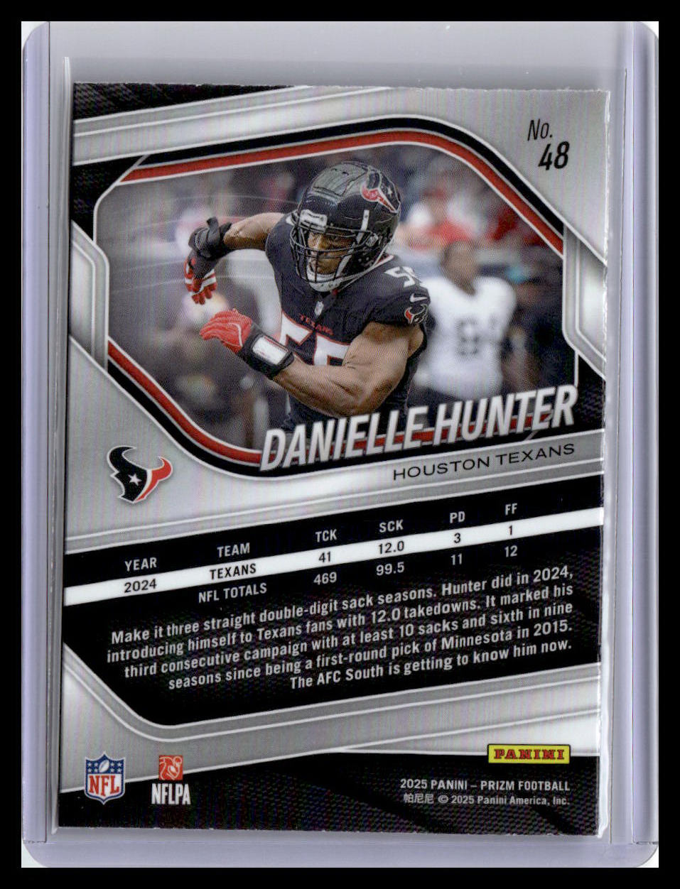 2025 Panini Prizm #48 Danielle Hunter