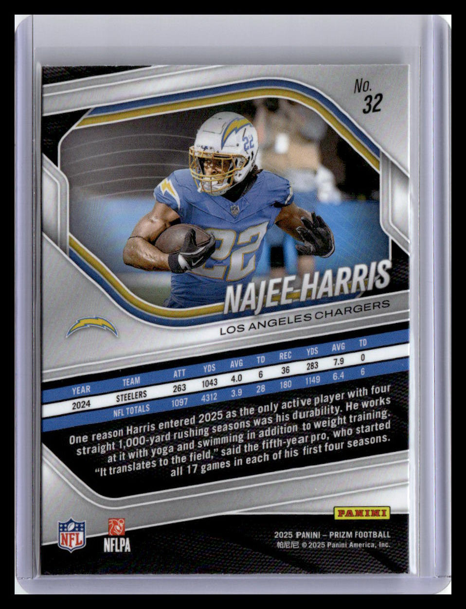 2025 Panini Prizm #32 Najee Harris