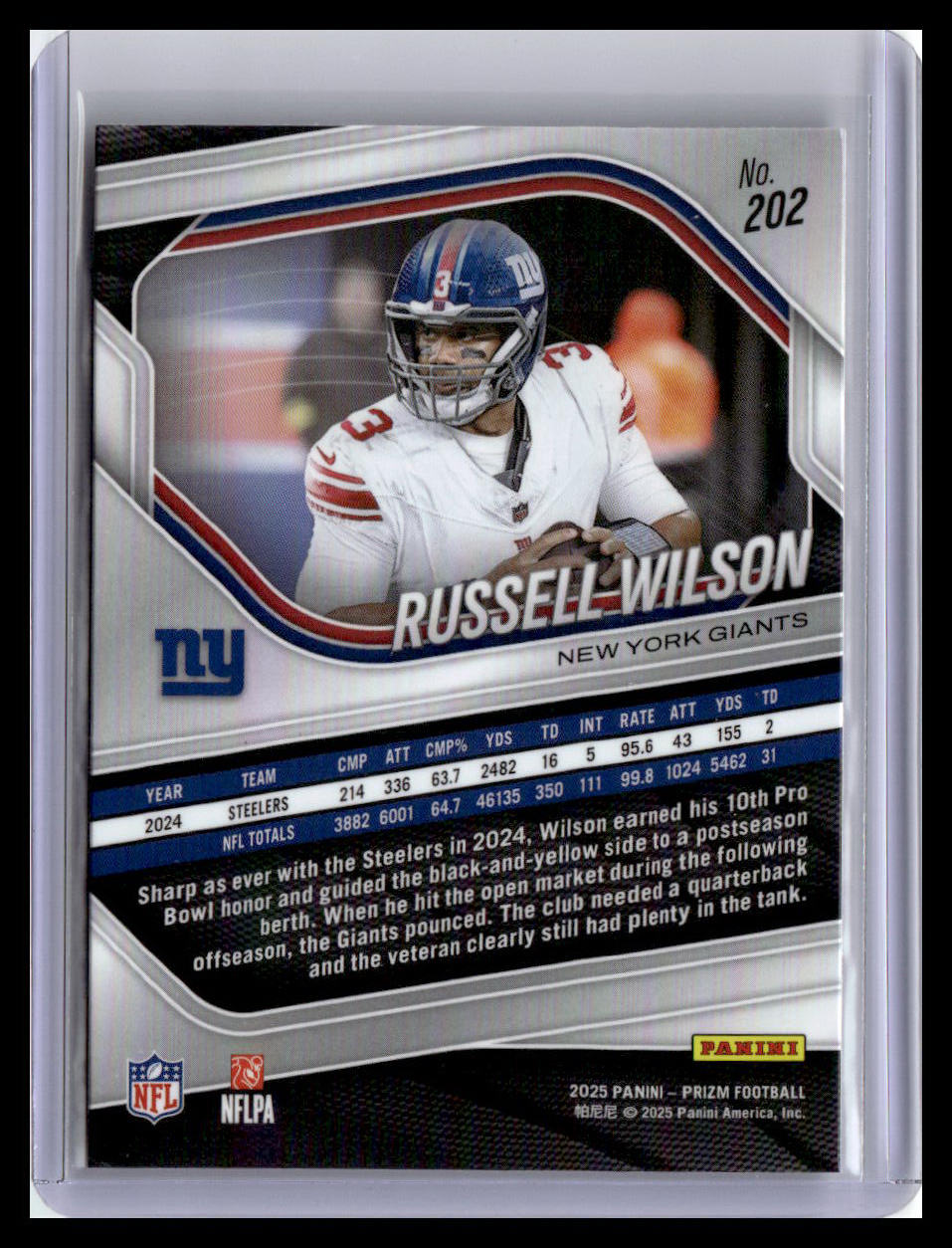 2025 Panini Prizm #202 Russell Wilson