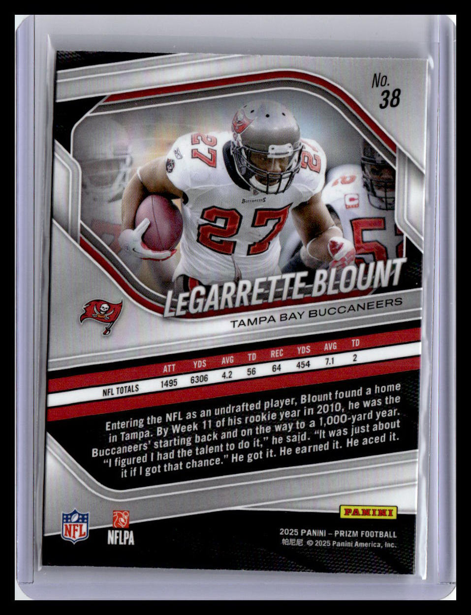2025 Panini Prizm #38 LeGarrette Blount