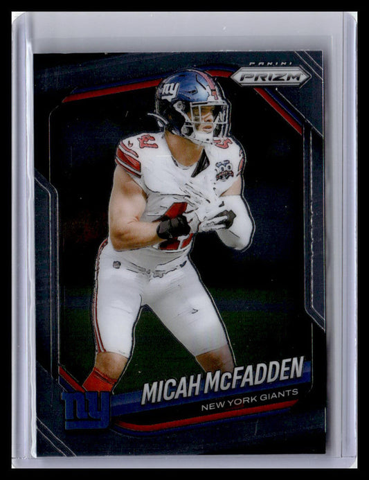 2025 Panini Prizm #95 Micah McFadden
