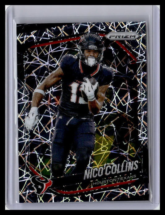 2025 Panini Prizm #231 Nico Collins Lazer
