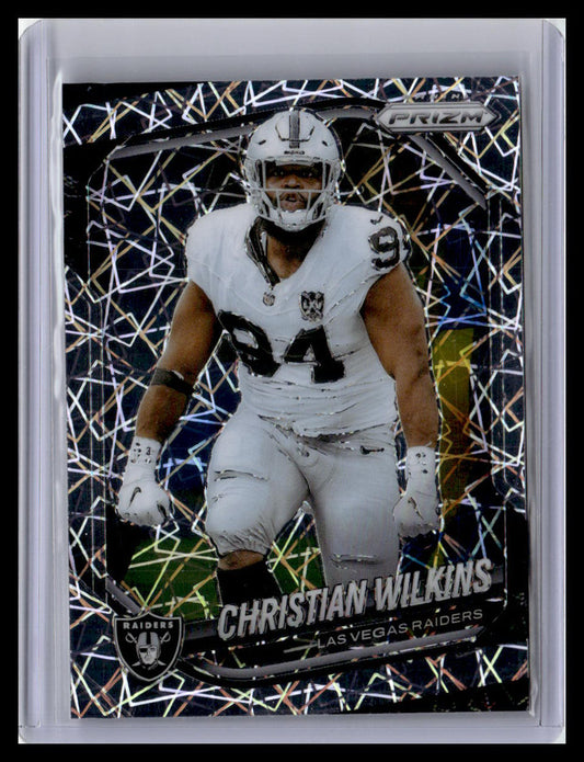 2025 Panini Prizm #40 Christian Wilkins Lazer